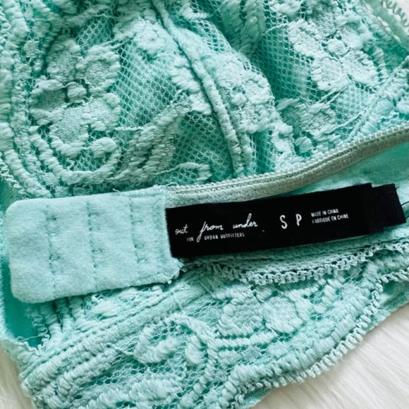Urban Outfitters Mint Green Halter Lace Bralette - Picture 7 of 8